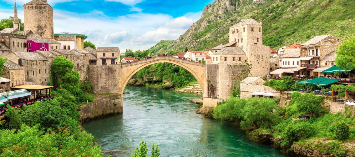 Mostar in Bosnië en Herzegovina